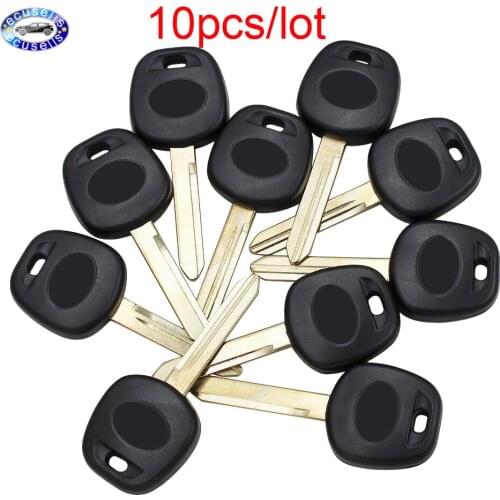 10pcs X Transponder Key Fob Ignition Shell Case for TOYOTA Camry Avalon Uncut TOY47 Blade