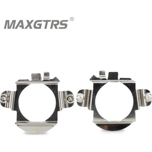 H7 Led Adapter Base for Ford Edge Headlight Bulb Special Metal Clip Retainer for Mercedes-Bne z c GLA GL Car Headlamp Sockets