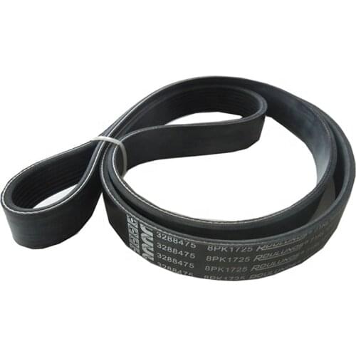 For DCEC cummins L8.9 ISLE8.9 QSL8.9 Engine Parts Cooling Fan Belt 3911620 3288475 8PK1727 8PK1733