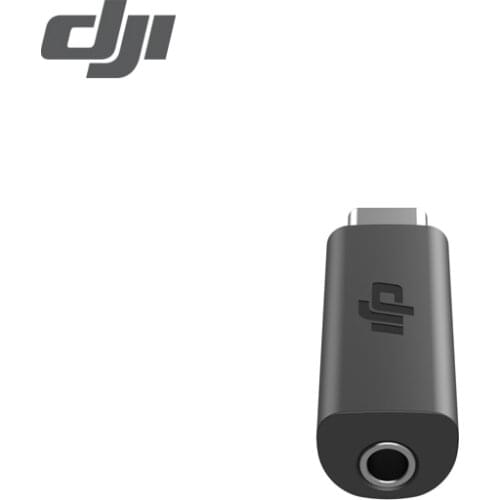 DJI Osmo Pocket 3.5mm Audio Adapter Supports External 3.5mm Microphone for Higher-quality Recording Expansion Accessories