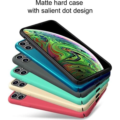 For Apple iPhone 11 Pro Max Mobile Phones Genuine NILLKIN Super Frosted Shield Matte Hard PC Back Case Cover Shell Anti-skid