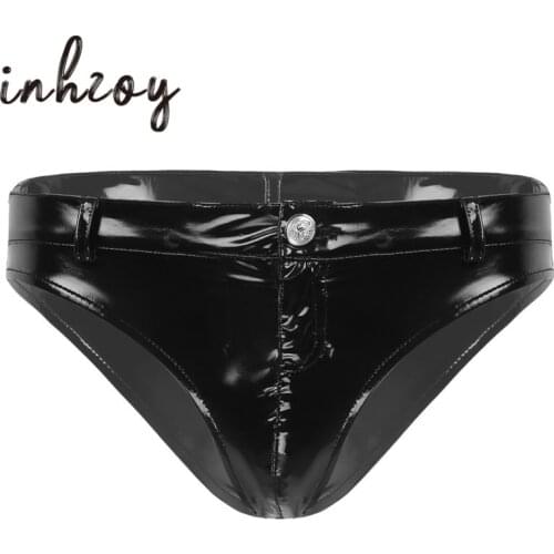 Мужские кожаные трусы Inhzoy China At AliExpress