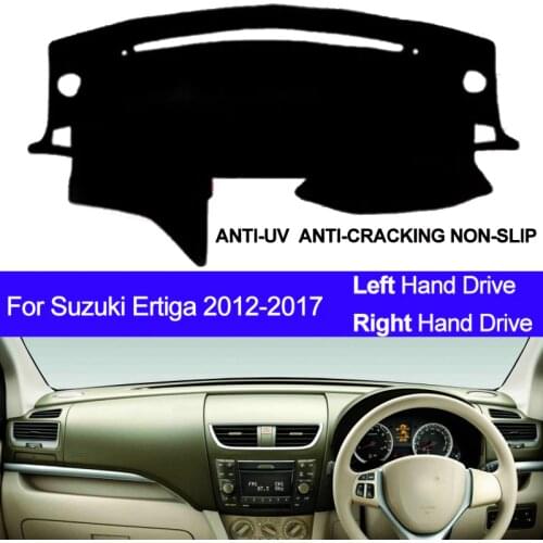 Car Dashboard Cover Dash Mat For Suzuki Ertiga 2012 2013 2014 2015 2016 2017 Dashmat Pad Carpet Dash Board Cover Auto Sun Shade