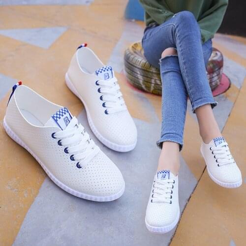 Womens Flat Shoes Casual Sneakers 2021 Spring Autumn Little White Shoes Female Breathable Jogging Footwear ladies Zapatos Mujer