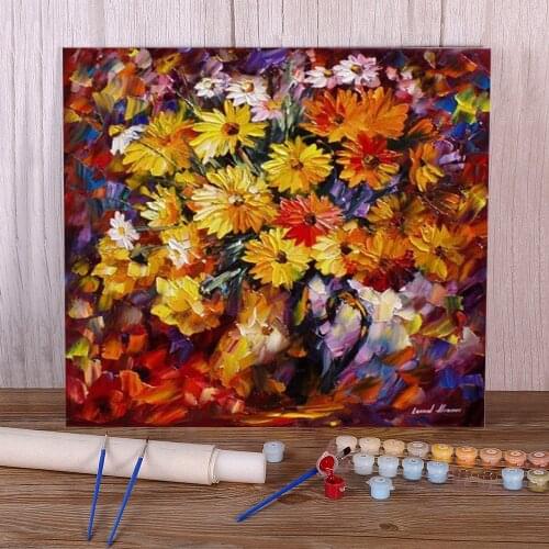 Triumph The Morning Paint By Numbers Kit Acrylic Paints 50*70 Picture By Numbers Photo Decorative Paintings Kids Drawing