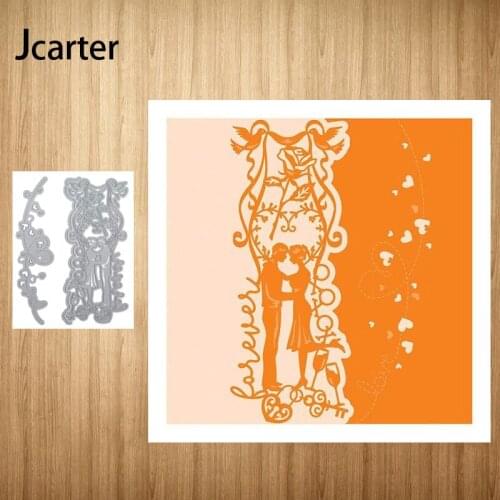 2021 New Man Woman Vine Heart Flowers Metal Cutting Dies Shape Scrapbook Craft Die Cut Stencil Card Make Mould Sheet Decoration