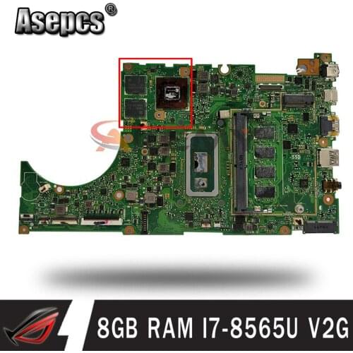 P5440FF original motherboard with 8GB RAM I7-8565U V2G For ASUS P5440 P5440F P5440FF laptop motherboard mainboard tested 100% ok
