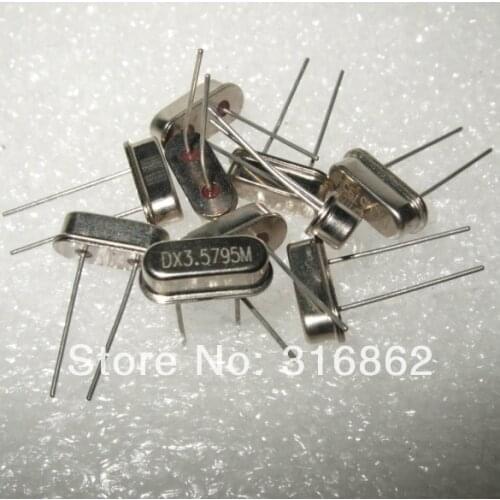 24MHZ 24.000MHZ Passive DIP crystal oscillator HC-49S 50PCS/LOT Free Shipping Electronic Components kit