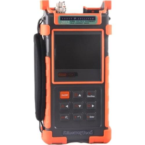Handheld S20A/E Fiber OTDR Tester ShinewayTech S20A/E Palm OTDR 1310/1550nm 32/30dBm 5KM VFL Optical Time Domain Reflectometer