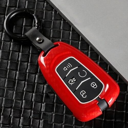 Silica gel zinc alloy key cover For Cadillac Escalade SRX XT5 BLS 4 & 5 Buttons STS CTS DTS CTS XTS ATS-L XLS CTS 28T CTS-V new