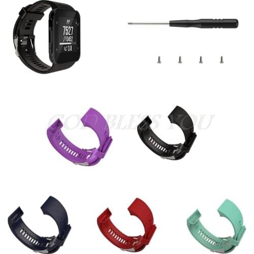 1Set Silicone Replacement Wrist Band Strap For Garmin Forerunner 35 Sports GPS Watch Drop Shipping
