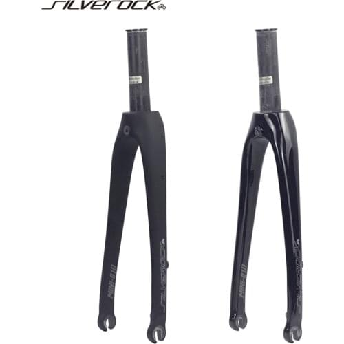 SILVEROCK Carbon Fork 20in Plus 406 22" 451 Caliper Brake Disc Brake 100mm Flat Mount for Tyrell FNHON TERN Folding Kids Bikes