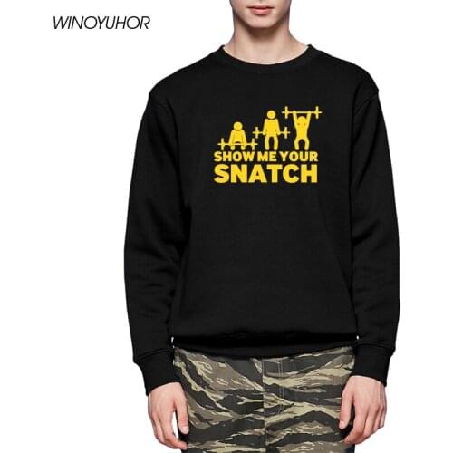 Show Me Your Snatch Funny Printed Hoodies Men Winter Casual Long Sleeve Sweatshirts Hip Hop Tops Camisetas Masculina