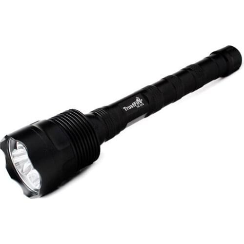 TRUSTFIRE Cree XM-L T6 1800LM 5-Mode Memory White 3-LED Flashlight + Waterproof + 300m long Beam range(3 x 18650 Battery)