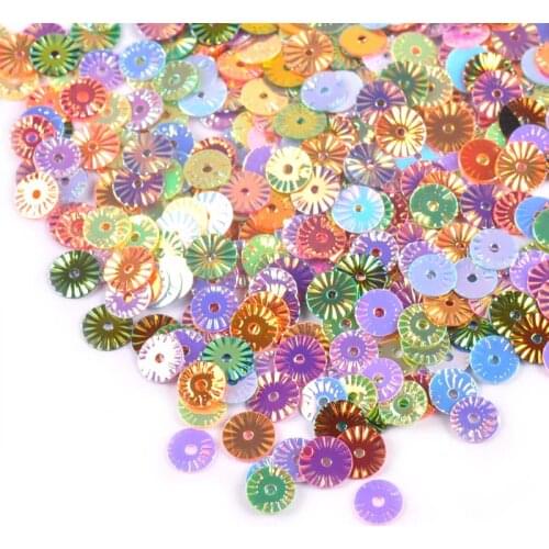 23g(2000pcs) Mixed Round Sequins For Crafts&Paillette Sewing Clothes Decoration DIY Scrapbook Accessories Lentejuelas 6mm C0816