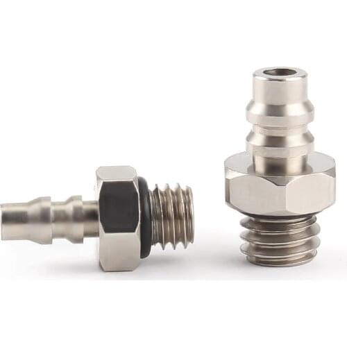 5PCS M3 M4 M5 M6 1/8" BSP Male Thread Mini Tube Hose Barb Air Pneumatic Pipe Fitting Connector Adapter Coupling