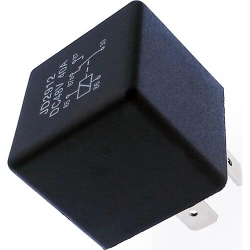 JD2912 Auto Car relay 5 Pin DC 12V 24V 36V 48V 40A Coil Power 1.8W Automobile Control Device