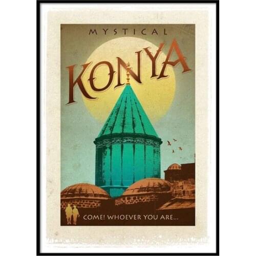 Beryl Slope Design Studio in Konya Maulana Vintage Print Poster wall graphics gráficos de parede настенная графика