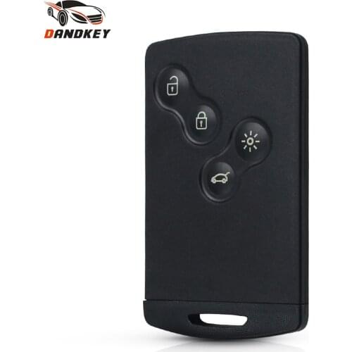 Dandkey Smart Remote Key Shell with Emergency Insert For Renault Koleos Clio Megane Scenic Laguna Car Key Case 3 Buttons