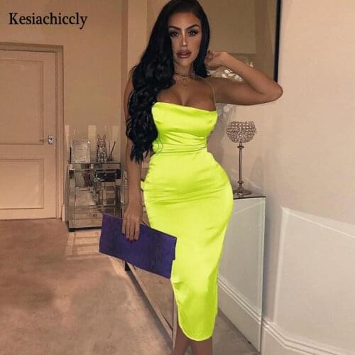 Kesiachiccly elegant Backless skinny club dresses chic Draped Pleated lace up streetwear sleeveless woman leisure Vacation dress