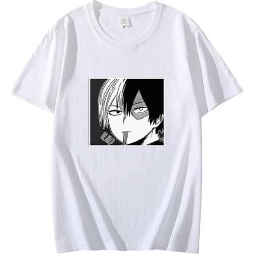 Japanese anime new mens T-shirt fashion printing T-shirt summer mens novelty pure cotton short-sleeved T-shirt mens funny top