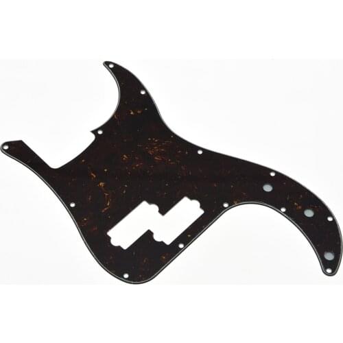 KAISH USA Spec Precision Bass P Bass Pickguard Scrach Plate Dark Brown Tortoise 3 Ply
