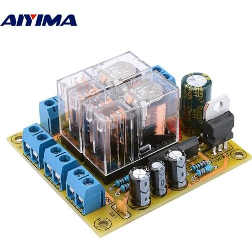 AIYIMA UPC1237 2.1 Channel Speaker Protection Board LM7812 Voltage Regulator For Home Sound Theater Amplifiers