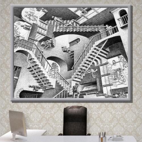 Full Square/Round 5D DIY Diamond Painting Abstract building pictures of Rhinestones Diamond Embroidery wall decoration FG1788