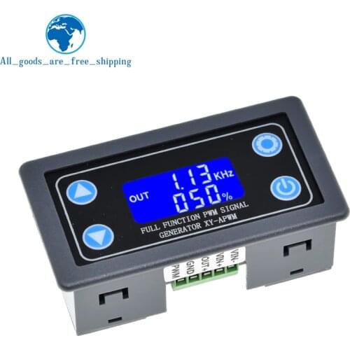 Full Function PWM Pulse Frequency Duty Ratio Adjustable Module Square Wave Rectangular Wave Signal Generator XY-APWM