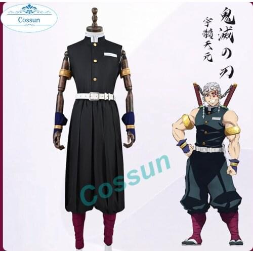 Demon Slayer Season Uzui Tengen Cosplay Costume Outfits Halloween Carnival Suit Kimetsu no Yaiba