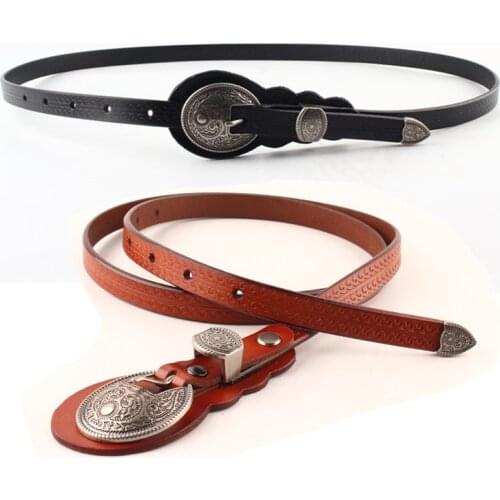 Medieval Renaissance Waist Belt Costume Accessory Parts For Adult Women Viking Knight Pirate Cosplay Leather WaistBand Buckle