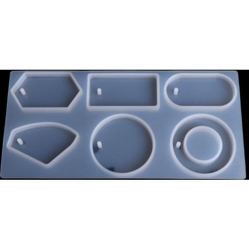 DIY Silicone Mold Mould Epoxy Resin Jewelry Sweater Chain Pendant Making Tool Hole