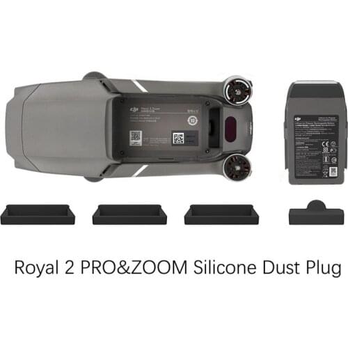 For DJI MAVIC 2 PRO Silicone Battery Charging Protector Cover Dustproof Body Port Plug Port Case for MAVIC 2 ZOOM