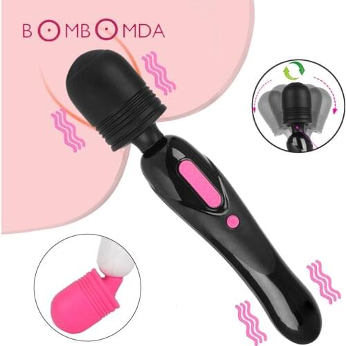 Magic Wand Powerful Vibrator Body Massager Clitoral Vibrator Rechargeable AV Vibrator Adult Sex Toys for Women Adult Sex Product