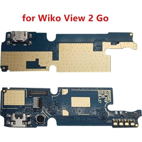 For Wiko View 2 Go USB Charger Port Dock Connector PCB Board Ribbon Flex Cable phone screen repair spare parts