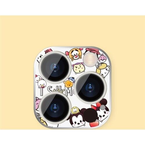 Disney Mickey Mouse Rear Camera Protective Film for IPhone 11Pro 11Pro Max Cartoon Protective Film Camera Cute Anti-fall Film