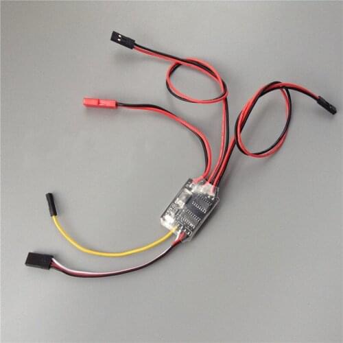 1.8A Dual-way Bidirectional Brushed Regulator 2S Lipo Electric Speed Controller for 1/35 RC Model DIY 4WD Cars/Tanks/TT Motor
