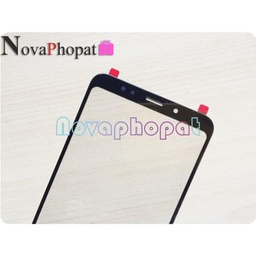 Novaphopat Front Touch LCD Glass Panel For Xiaomi Redmi 5 / redmi5 Plus / Note 5 Outer Glass Lens Screen Replacement ; 10pcs/lot