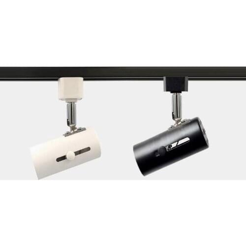 220V GU10 Track Light 2 3 4 Wire Phase Adjustable Ceiling Clothes Store Living Room Fixture Spot LED Rail Lighting Shop Museum