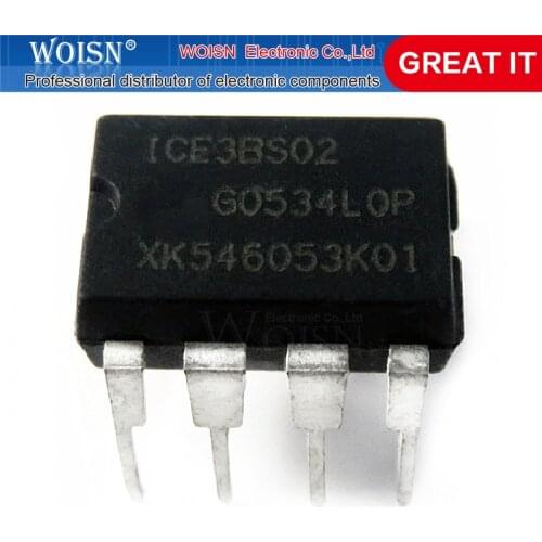 5pcs/lot ICE3BS02 3BS02 3BS02L DIP-8 In Stock