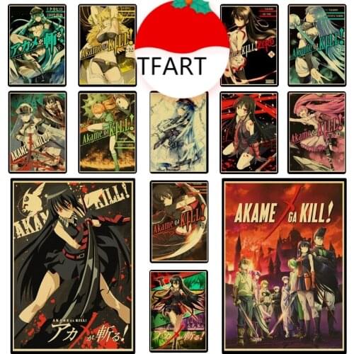 Diamond Painting Vintage Anime Akame Ga Kill Diamond Mosaic DIY Full Diamond Embroidery Diamond Accessories Room Decoration