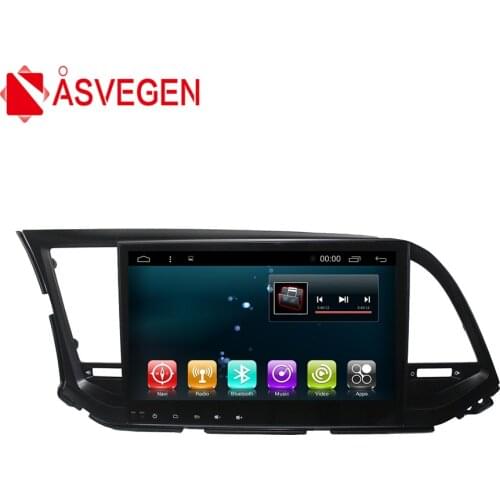 Asvegen Android 7.1 2 din 10.1 inch Car Bluetooth WIFI Autoradio Multimedia GPS Navigation DVD Player For Hyundai ELANTRA 2016