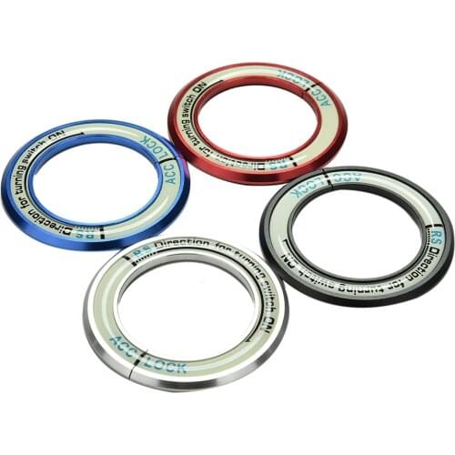 For RIO K2 K3 Hyundai Solaris Ix35,sonata,elantra Luminous Ignition Switch Decoration Modified Keyhole Cover 3 Colors Abs