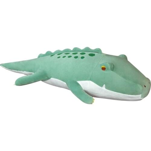 55/65cm Giant Real Lifelike Crocodile Plush Toy Soft Stuffed Animal Pillow Simulation Alligator Doll Room Sofa Decor Toy