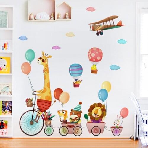 DIY Creative Cartoon Wall sticker For Kids Rooms Decorative Living Room Modern Home Decor Kindergarten Decoration Wall decal