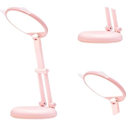Rechargeable Kids Lamp Students Eye-Caring Study Table Dimmable Cute Study Lamp for Kids,Dorm, Bedroom, Reading