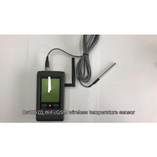 Real time monitoring GSM WIFI remote temperature sensor