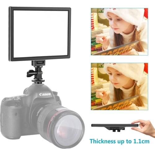 Neewer Camera LED Video Light Panel for Softer Lighting Photography 3200K to 5600K Variable Color Temperature for DSRL Camera