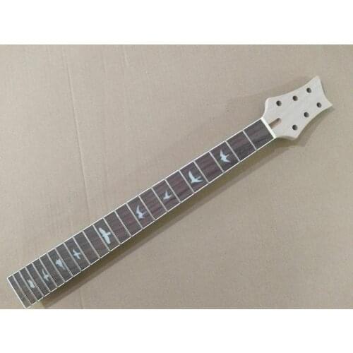 Unfinished Mahogany 22 Frets Electric Guitar Neck Rosewood Fingerboard Bolt-On Neck 24.75"