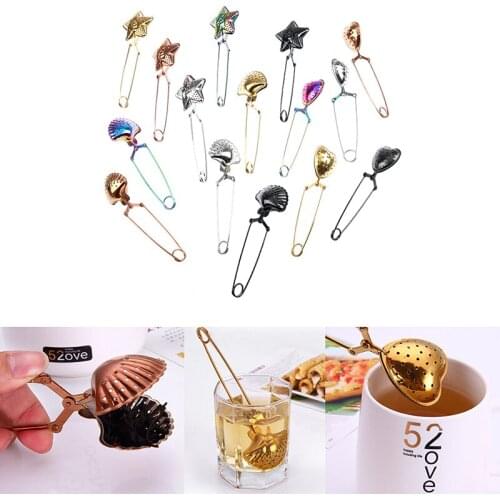 New Tea Infuser Stainless Steel Sphere Mesh Filter Loose Tea Leaves Strainer Handle Kitchen Gadgets tea bag tool tea strainer